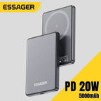 Essager 5000mAh MagSafe Power Bank for MagSafe iPhone 17, 16, 15 & 14
