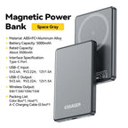 Essager 5000mAh MagSafe Power Bank for MagSafe iPhone 17, 16, 15 & 14