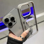 Matte Natural Titanium magnetic charging phone case for iPhone 16 15 14 13 12 11 Pro Max Plus Mini magsafe shockproof hard cover