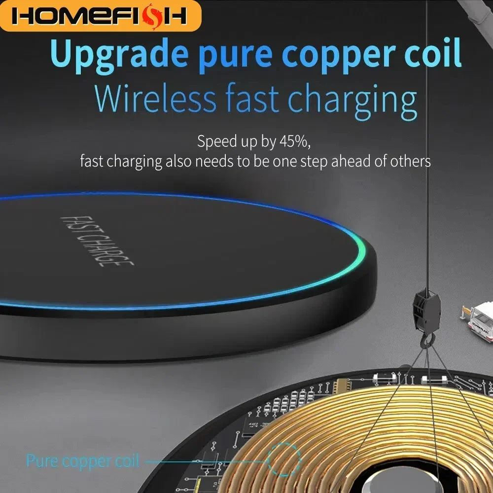 HOMEFISH 4-in-1 Wireless Charging Dock