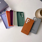 Original Liquid Silicone Solid Color Phone Case For Samsung Galaxy S26 S25 S24 S23 S22 Ultra S24 Plus FE Case With Official Box