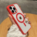 Matte Natural Titanium magnetic charging phone case for iPhone 16 15 14 13 12 11 Pro Max Plus Mini magsafe shockproof hard cover