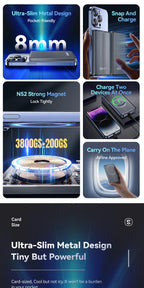 Essager 5000mAh MagSafe Power Bank for MagSafe iPhone 17, 16, 15 & 14